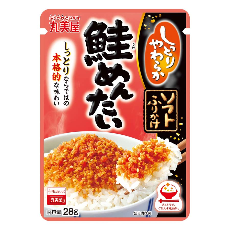 丸美屋　しっとりやわらかソフトふりかけ　鮭めんたい　２８ｇ