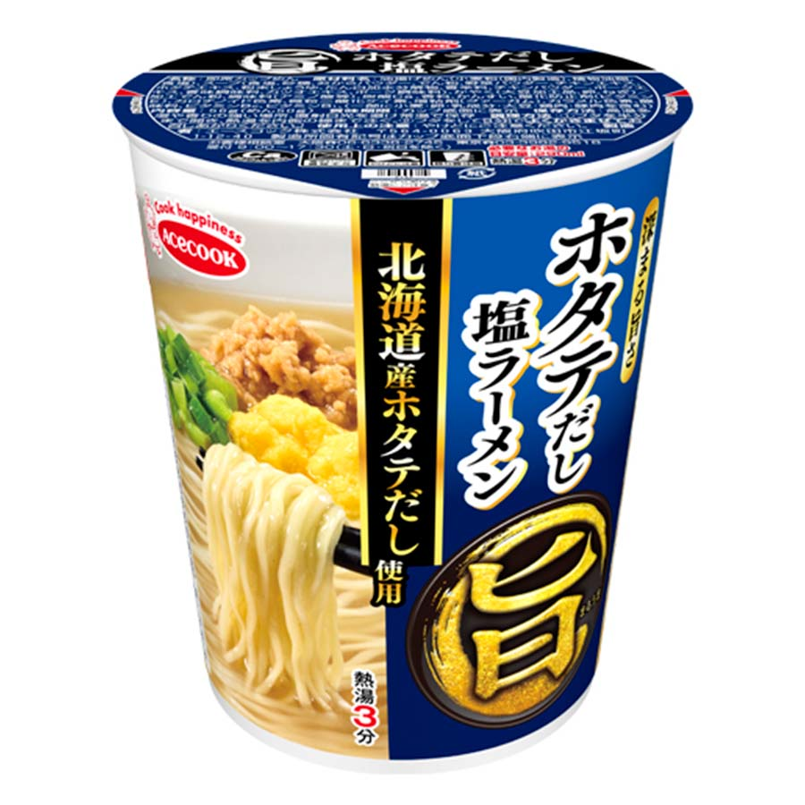 エースコック　まる旨　ホタテだし塩ラーメン　５６ｇ