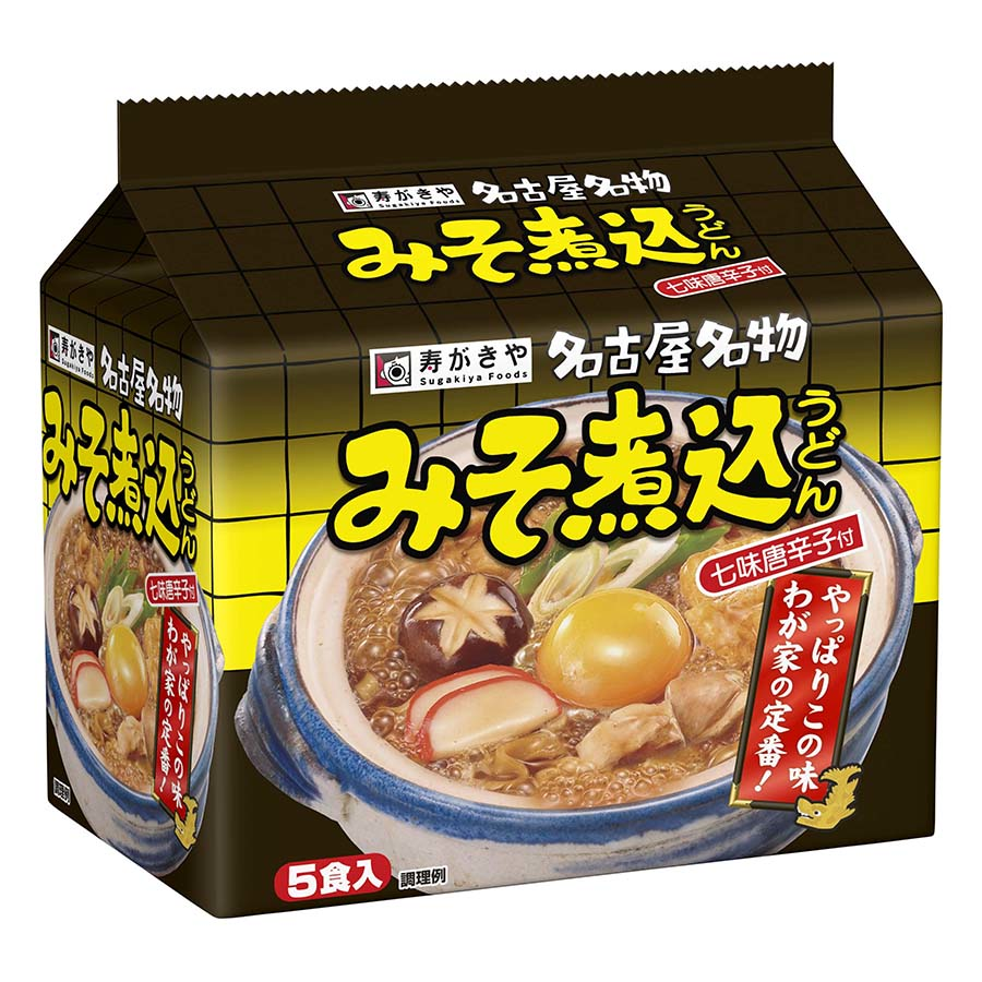 寿がきや　みそ煮込みうどん　９２ｇ×５食入