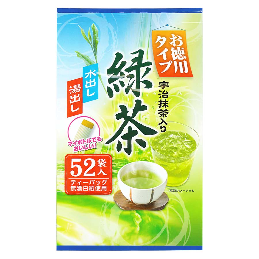 がんこ茶家　宇治抹茶入り緑茶　４ｇ×５２袋