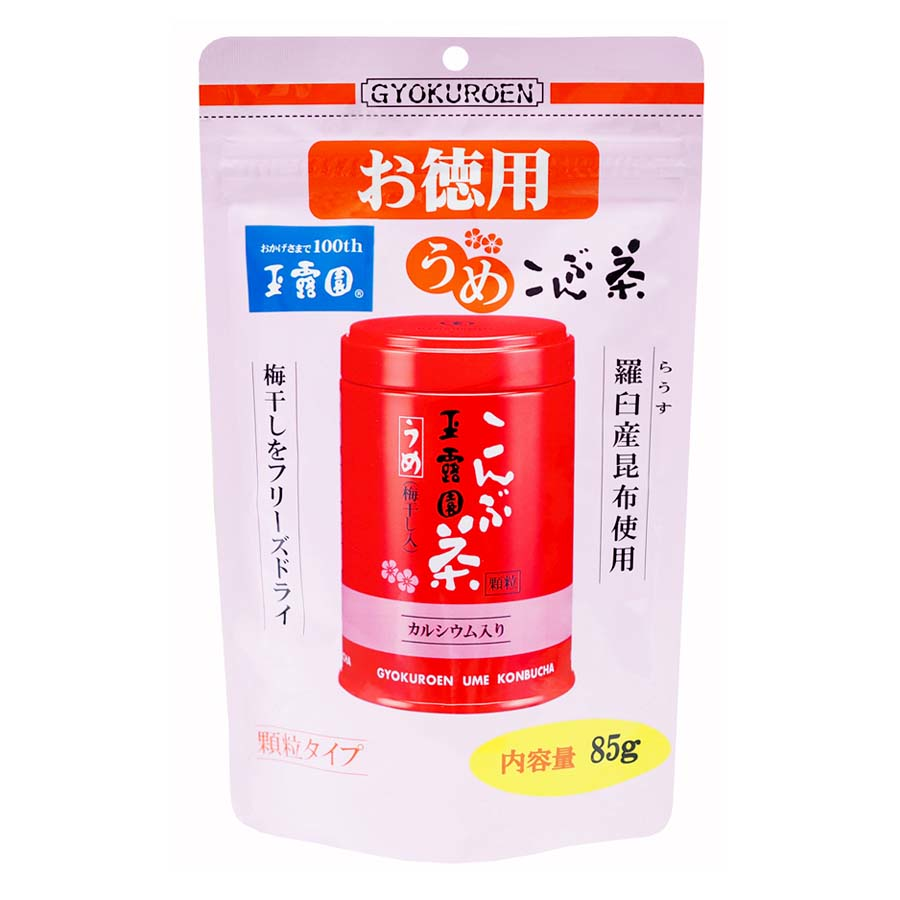 玉露園　うめこんぶ茶　お徳用８５ｇ