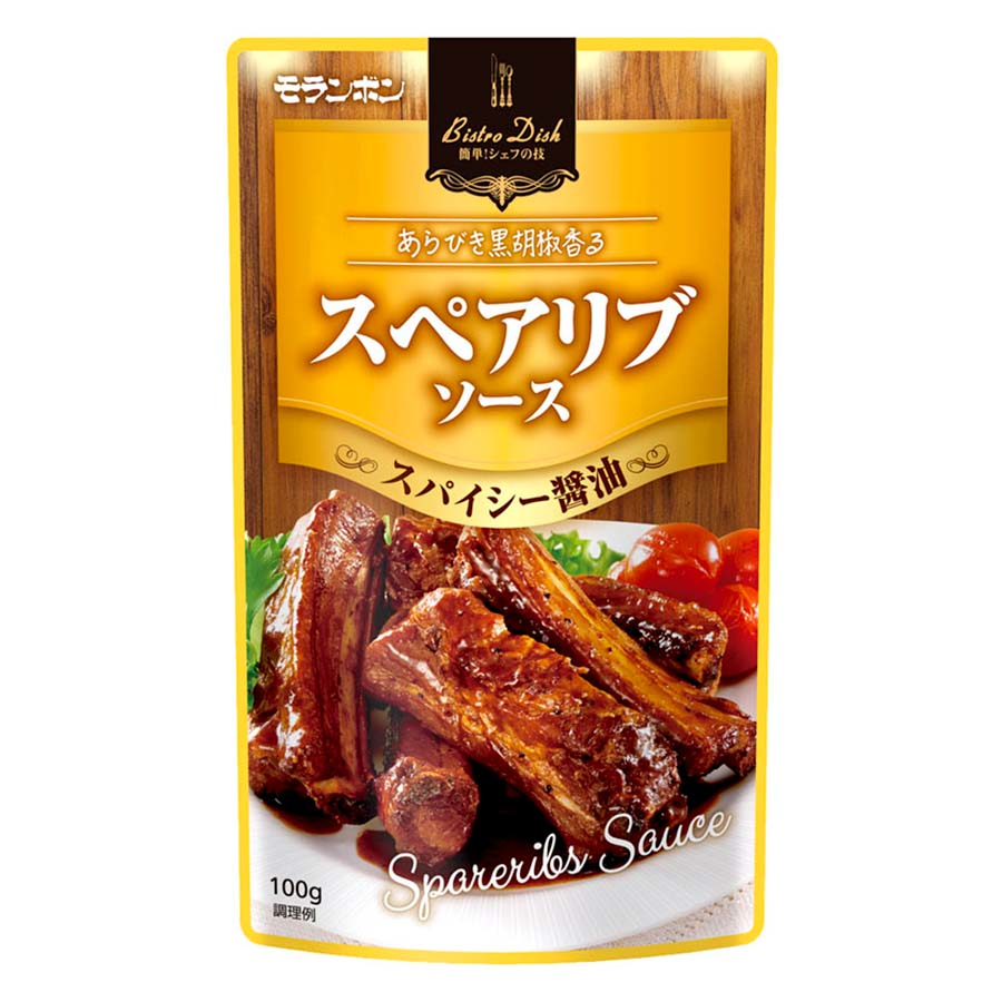 モランボン　スペアリブソース　スパイシーしょうゆ味　１００ｇ