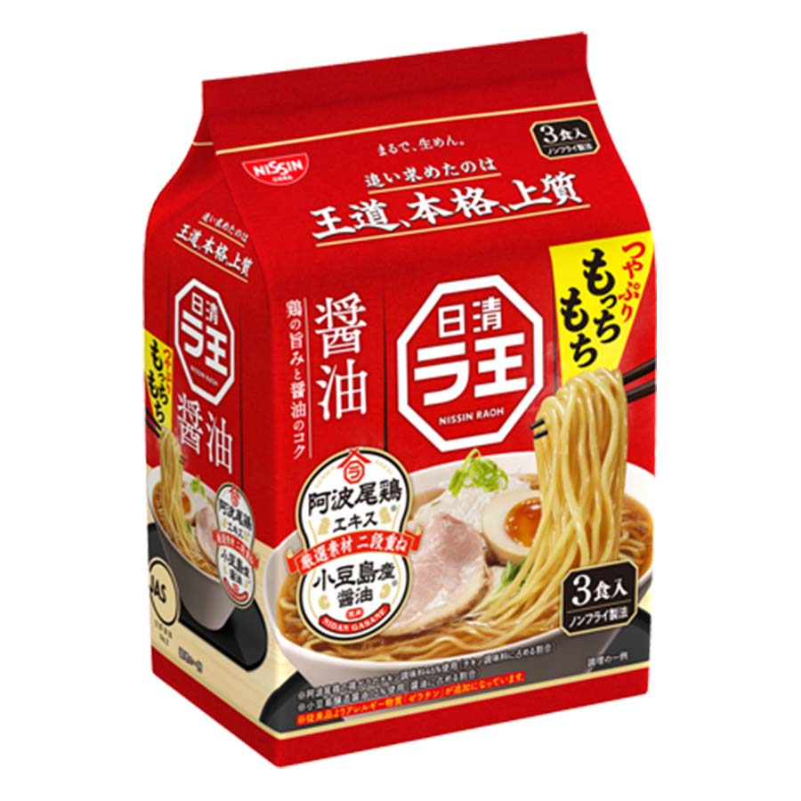 日清　ラ王　醤油　３食　９１ｇ×３