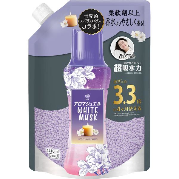 P＆G レノア アロマジュエル ホワイトムスクの香り つめかえ用 超特大サイズ 1410ml