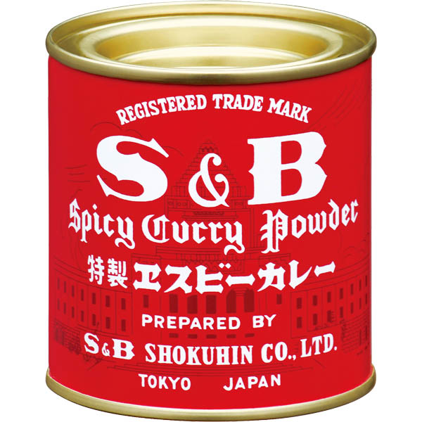 エスビー食品 赤缶カレー粉 84g