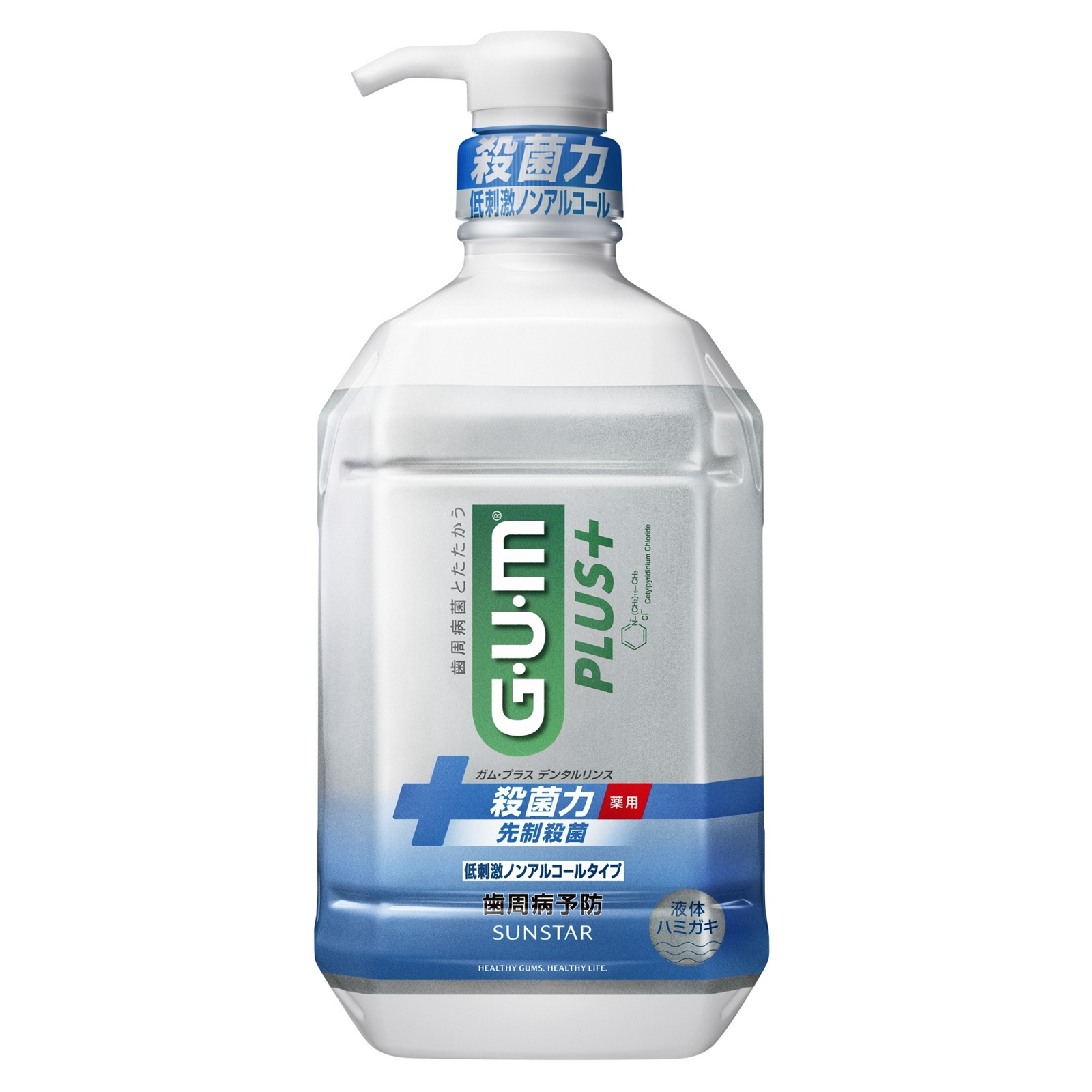 ＧＵＭプラス デンタルリンス 低刺激ノンアルコールタイプ ９００ｍＬ
