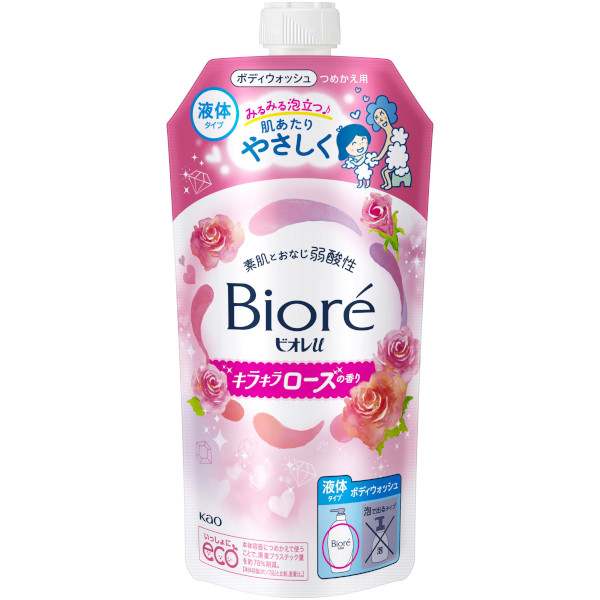 花王 ビオレu キラキラローズの香り つめかえ用 320ml