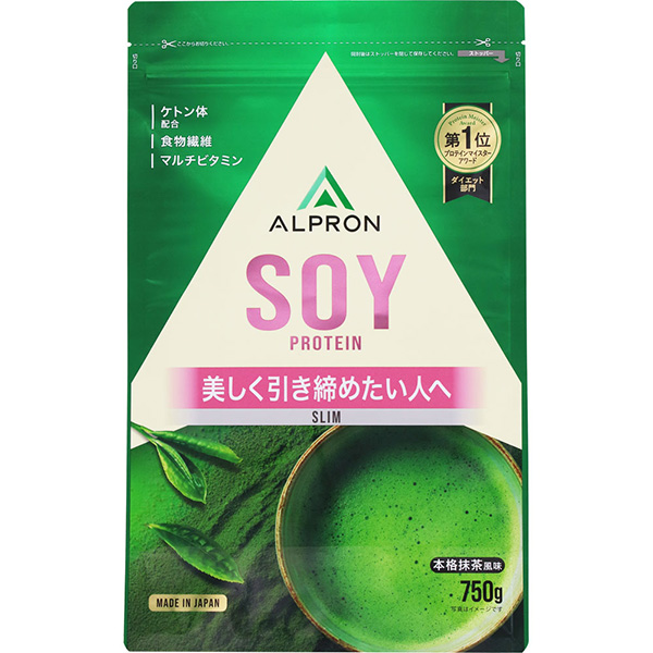 アルプロン ALPRON SLIM SOY 本格抹茶風味 750g
