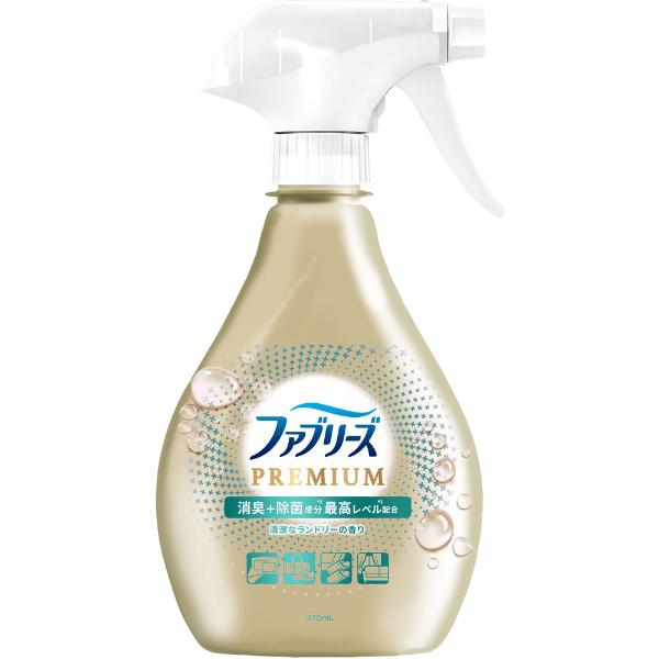 P＆G ファブリーズ W除菌＋消臭 プレミアム 清潔なランドリーの香り 本体 370ml