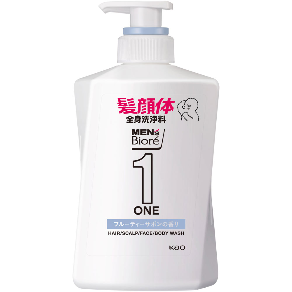 メンズビオレＯＮＥ全身洗浄料フルーティサボン本体 ４８０ｍｌ