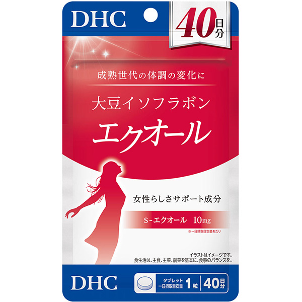 ディーエイチシー DHC 大豆イソフラボンエクオール 40日分 14.0g（350mg×40粒）