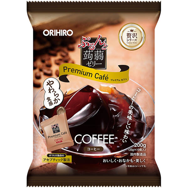 オリヒロ ぷるんと蒟蒻ゼリー プレミアムカフェ コーヒー 10個入