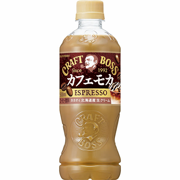 サントリーフーズ クラフトボス カフェモカ 500ml