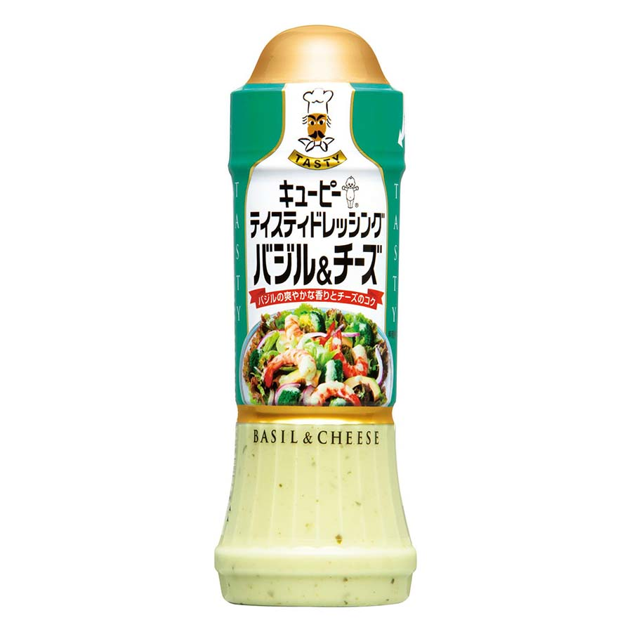 キューピー　テイスティドレッシングバジル＆チーズ　２１０ｍｌ