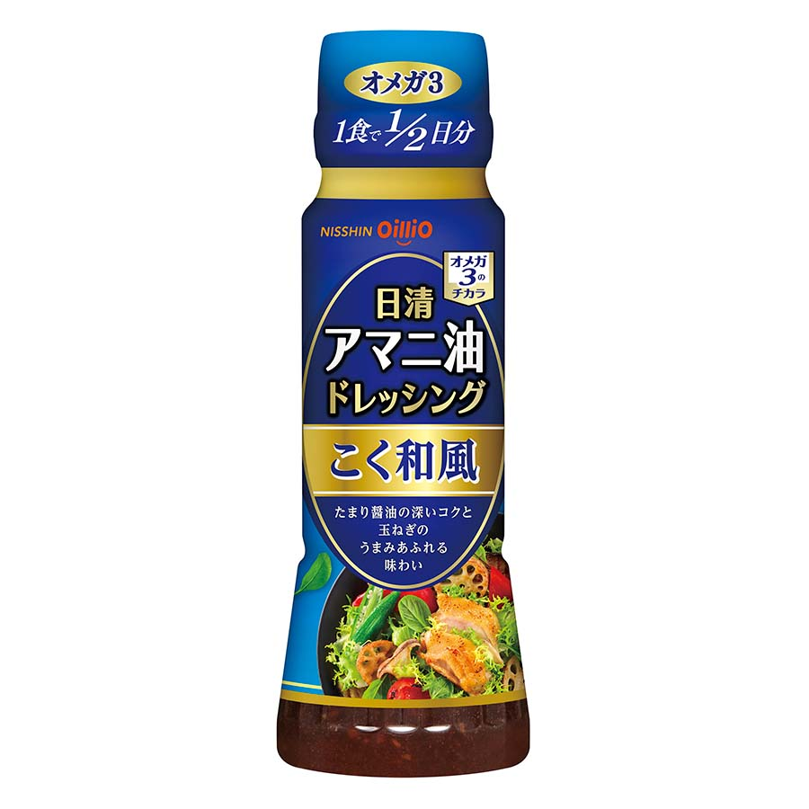 日清オイリオ　アマニ油ドレッシング　こく和風　１６０ｍｌ