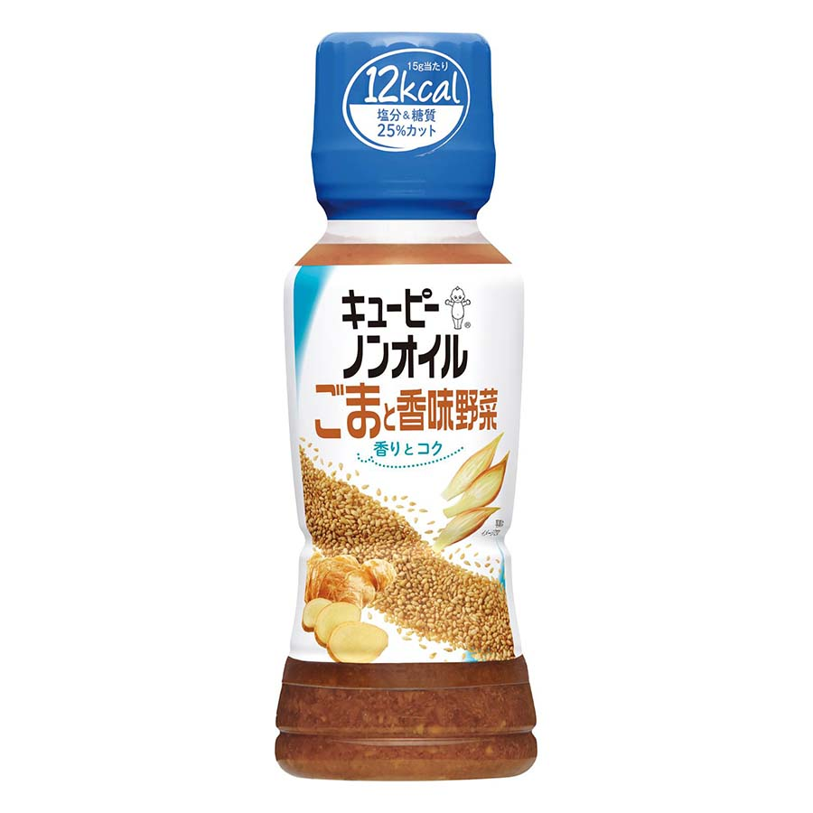 キューピー　ノンオイル　ごまと香味野菜　１８０ｍｌ