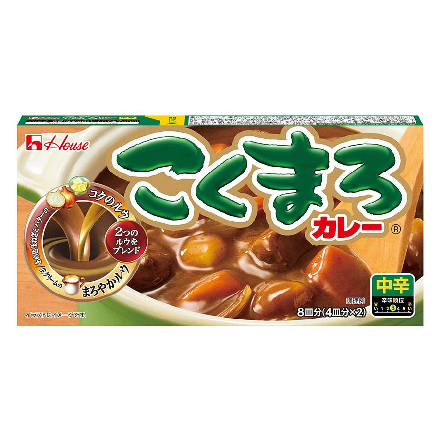 ハウス　こくまろカレー　中辛　１４５ｇ