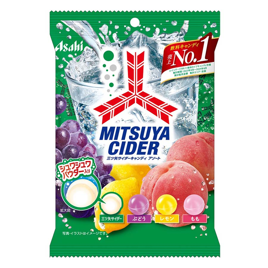 アサヒ　三ツ矢サイダーキャンディ　１１２ｇ