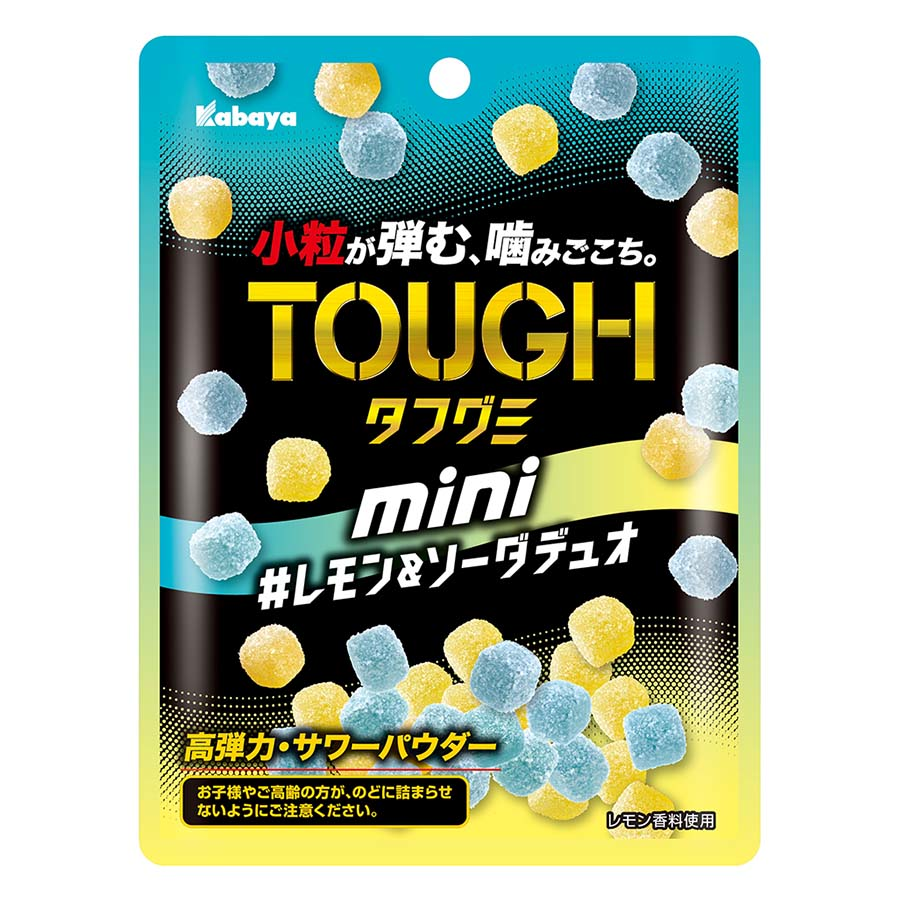 カバヤ　タフグミｍｉｎｉ　レモン＆ソーダデュオ　８０ｇ