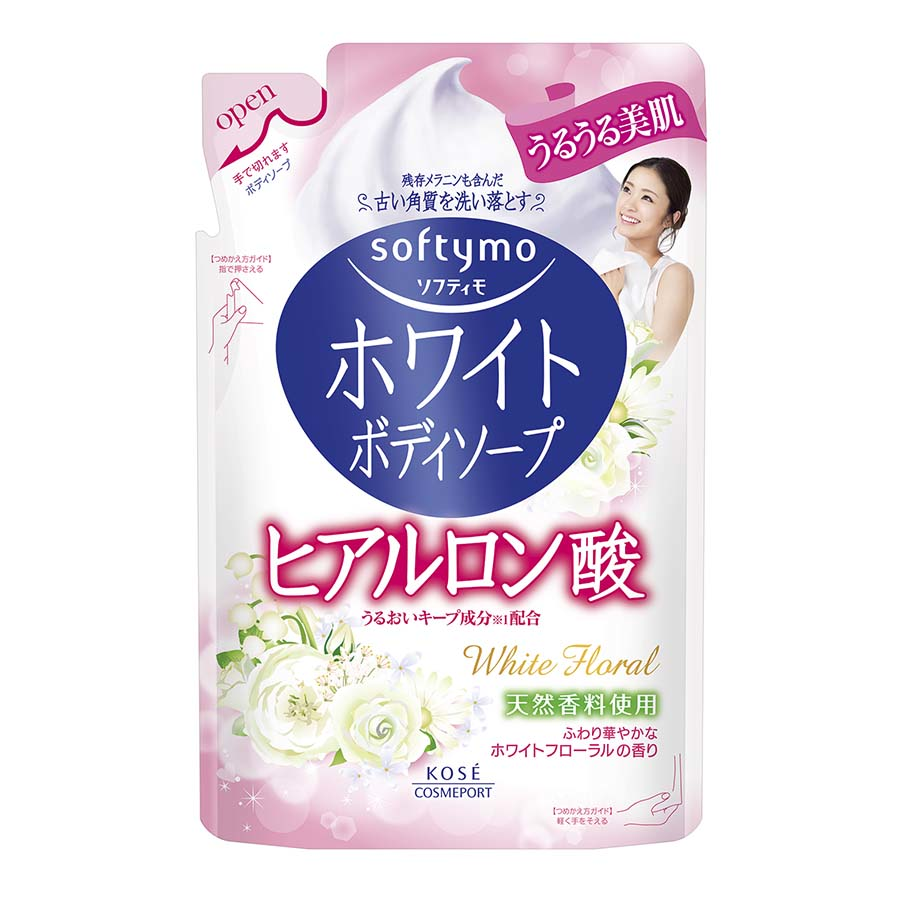 コーセーソフティモホワイトボディソープヒアルロン酸つめかえ用