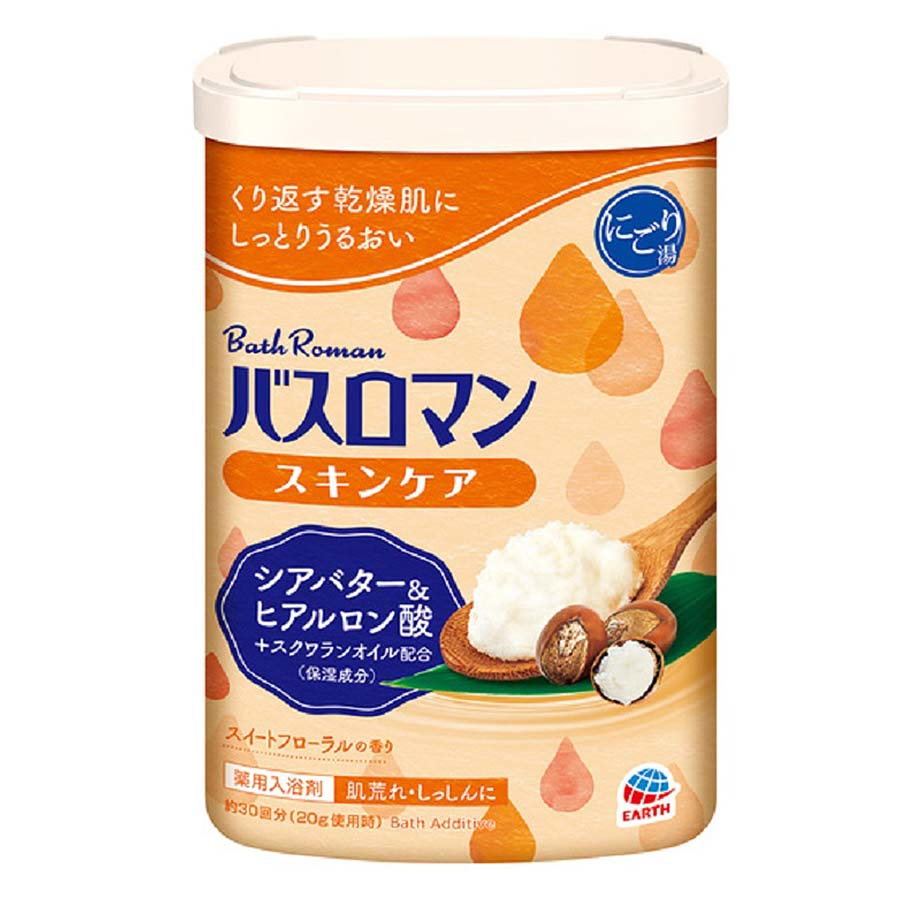 アース　バスロマン　スキンケア　シアバター＆ヒアルロン酸