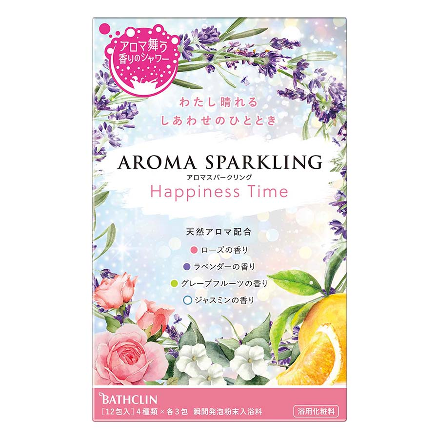 バスクリン　アロマスパークリング　ハピネスタイム　１２包