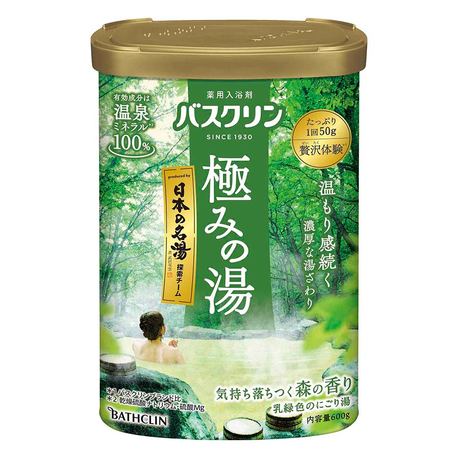 バスクリン　極みの湯　気持ち落ち着く森の香り　６００ｇ