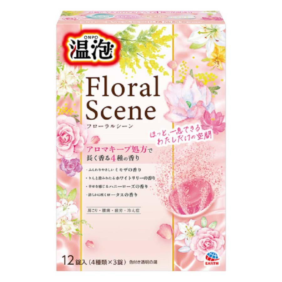 アース　温泡　Ｆｌｏｒａｌ　Ｓｃｅｎｅ　１２錠