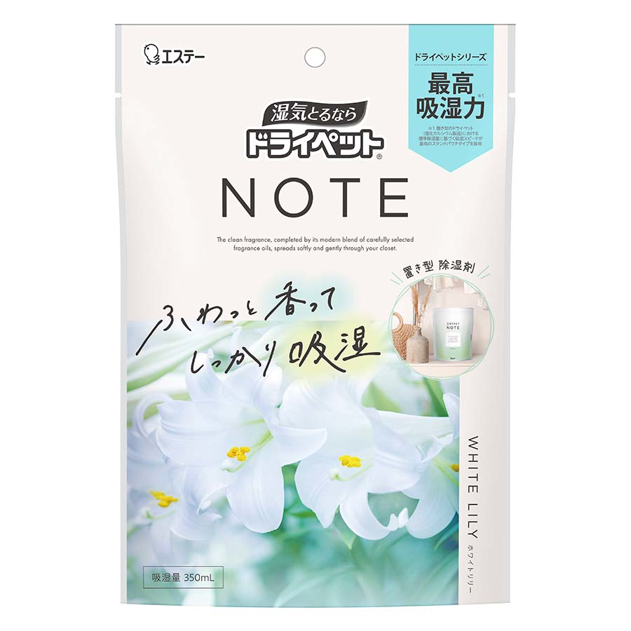 エステー　ドライペットＮＯＴＥ　置き型除湿剤　３５０ｍｌ
