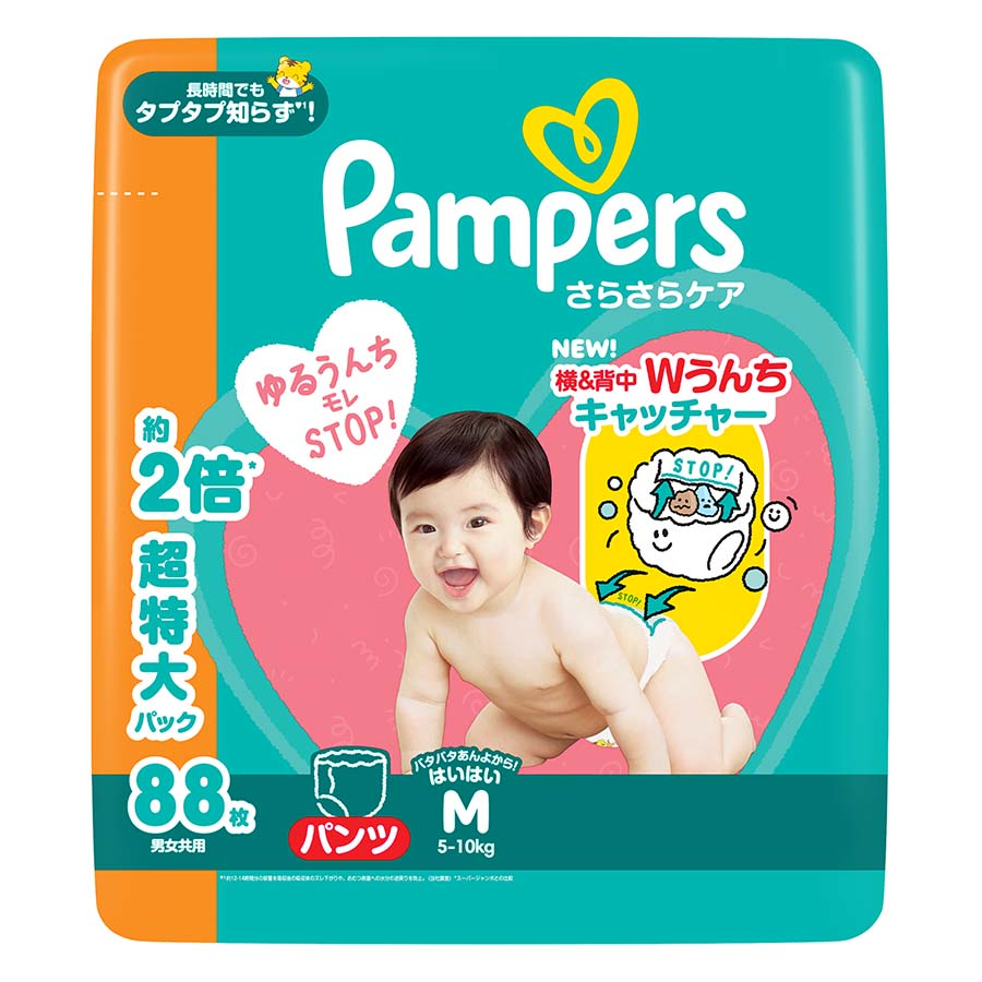 Ｐ＆Ｇ　ＰａｍｐｅｒｓさらさらケアパンツＭはいはい８８枚