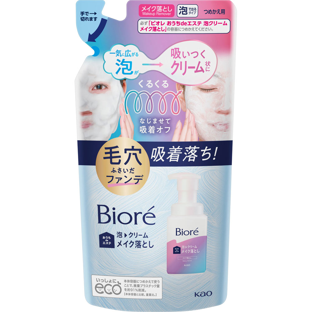 ビオレ　泡クリームメイク落とし　つめかえ用　１７０ｍｌ