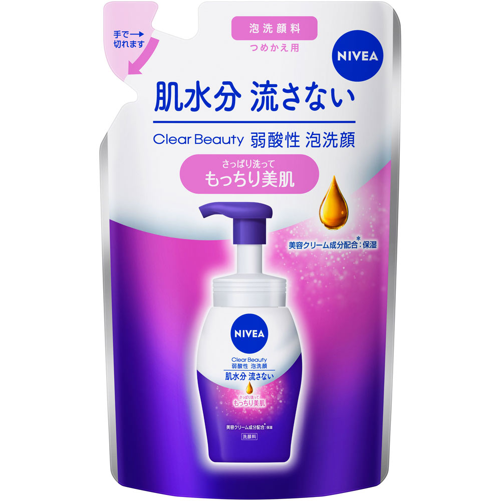 ニベアクリームケア泡洗顔　詰替　１３０ｍｌ