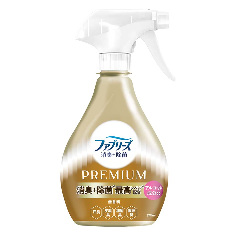 ファブリーズＷ除菌＋消臭ＰＲＥＭＩＵＭ　無香料３７０ｍｌ