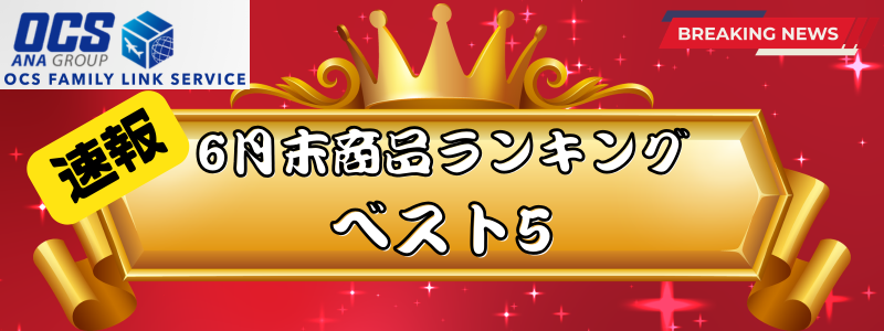 6月末商品ランキング