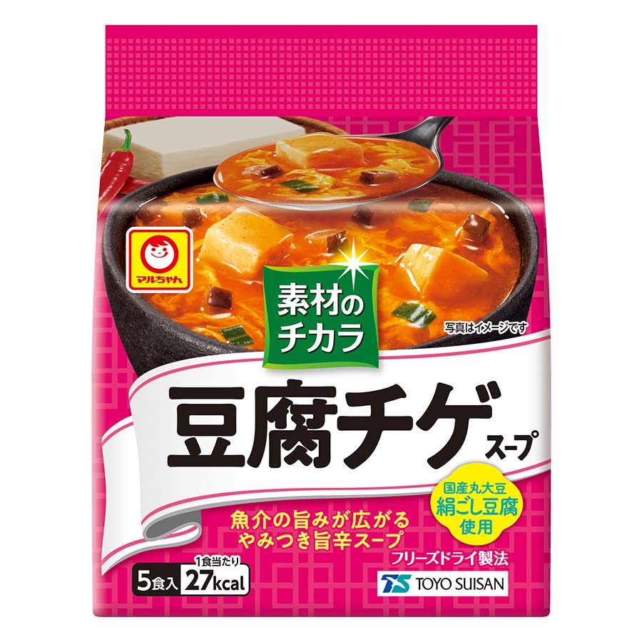 マルちゃん　素材のチカラ　チゲスープ　５食入　３４ｇ