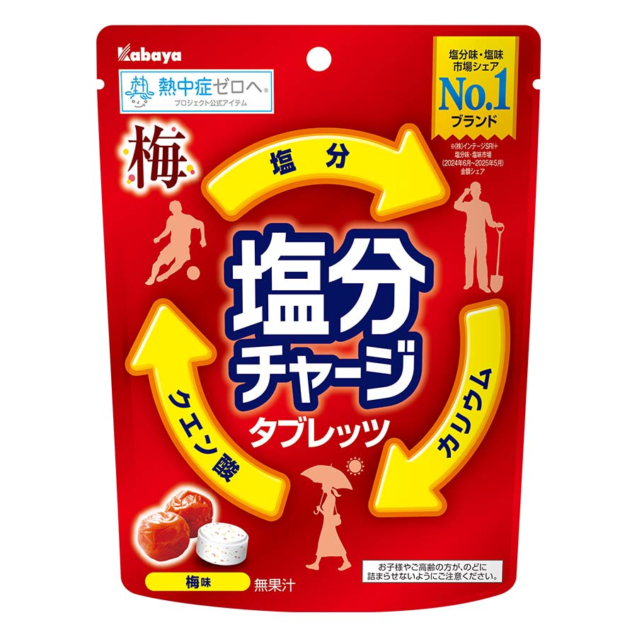 カバヤ　塩分チャージタブレッツ　梅　８１ｇ