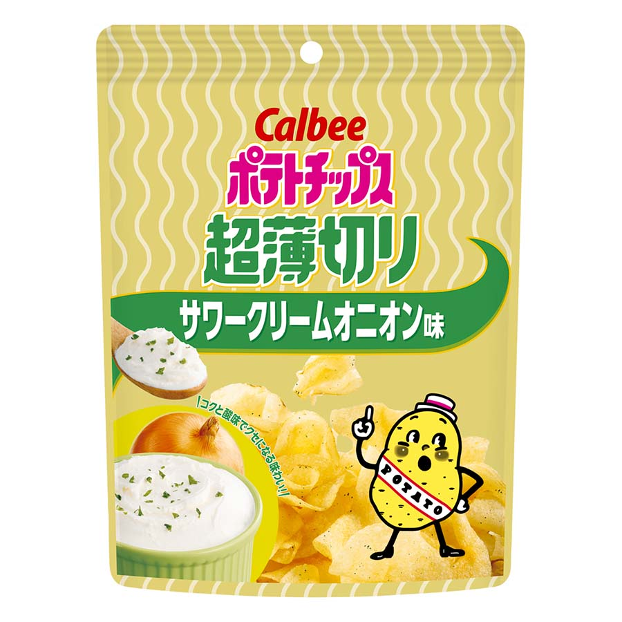 カルビー　ポテトチップス超薄切りサワクリ味　４０ｇ