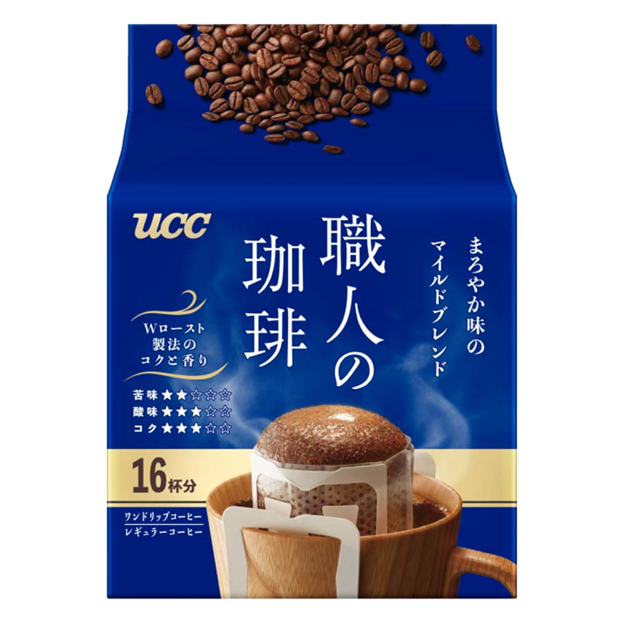 ＵＣＣ職人の珈琲ドリップまろやか味のマイルドブレンド１６Ｐ