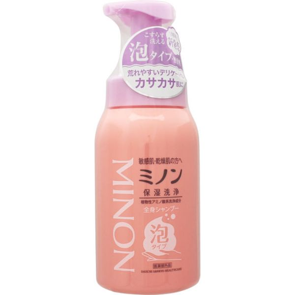 ミノン 全身シャンプー 泡タイプ 500ml