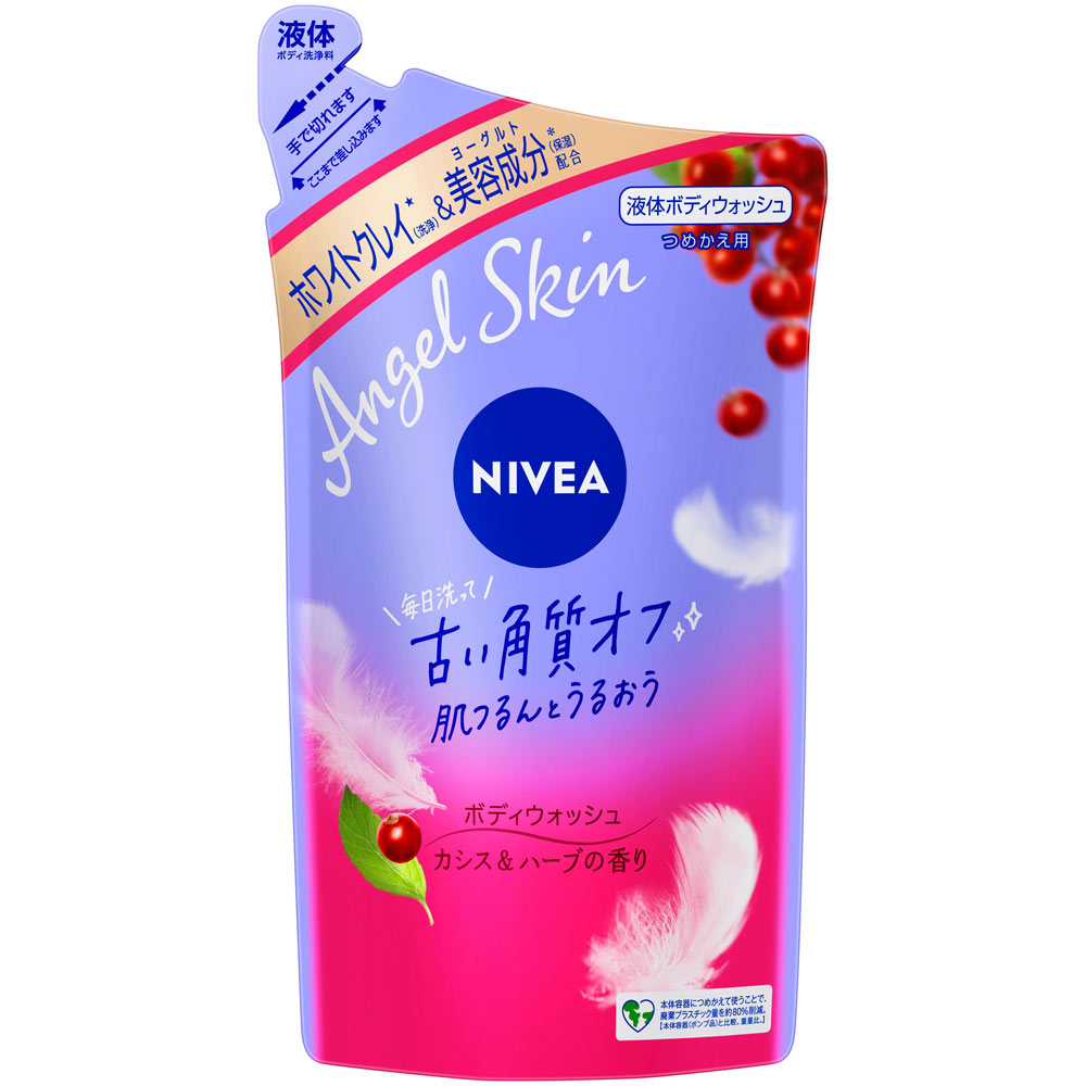 ニベアエンジェルボディウォッシュつめかえ　カシス　３６０ｍｌ