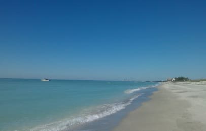 There are literally miles of beach for your morning walk