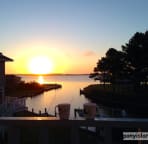 Sunrise over Oyster Bay from Spinnaker's Deck