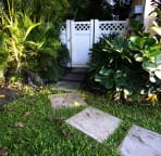 private entrance to the "Ohana"