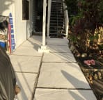 Small private patio