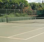 Two tennis courts at the resort