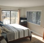 Master Bedroom - 1 king bed, private bath and access to 1 of 2 balconies