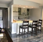 Dining area/kitchen, open floor plan, washer & dryer, dish soap provided