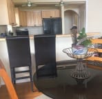breakfast bar from dining area