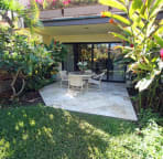 The back lanai is very private. There are no walkways or traffic behind our unit