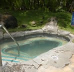 Sand-bottom Spa by the Tropical Pool across parking lot from our front door.